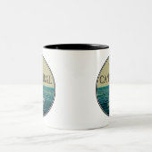 Canaveral National Seashore Florida Ocean Birds Zweifarbige Tasse (Mittel)