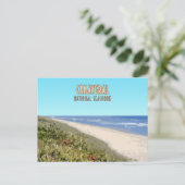 Canaveral National Seashore Florida Postkarte (Stehend Vorderseite)
