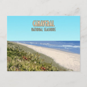 Canaveral National Seashore Florida Postkarte