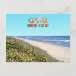 Canaveral National Seashore Florida Postkarte