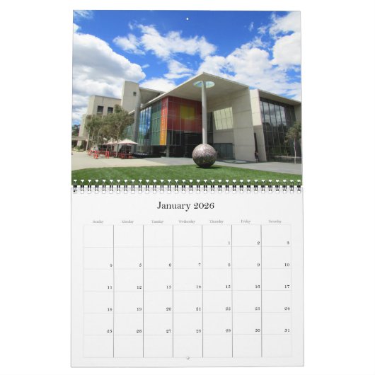 Canberra 2026 kalender (Jan 2026)