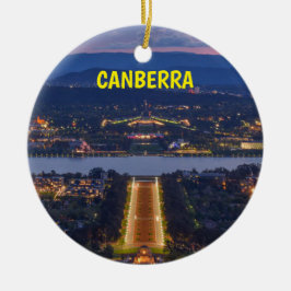 Canberra Australia Panorama Weihnachtsschmuck
