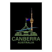 Canberra Australia Poster (Vorderseite)