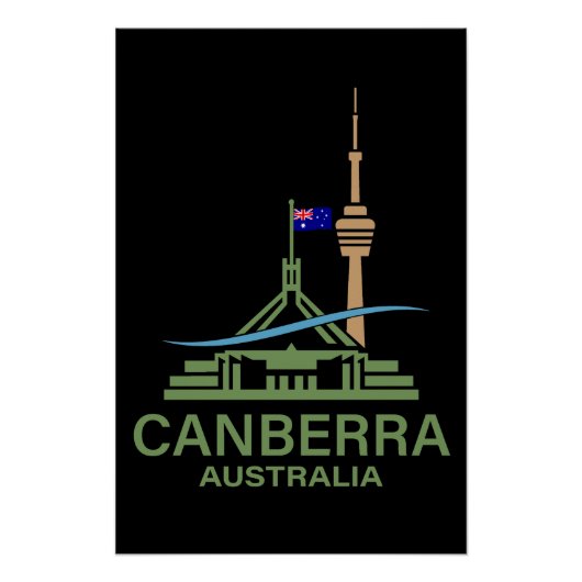 Canberra Australia Poster (Vorderseite)