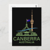 Canberra Australia Postkarte (Vorne/Hinten)
