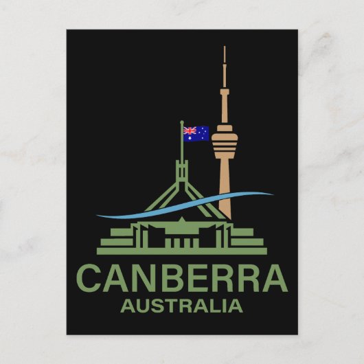 Canberra Australia Postkarte (Vorderseite)