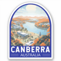Canberra Australia Reisen Art Vintag