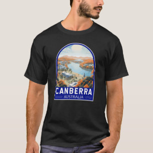 Canberra Australia Reisen Art Vintag T-Shirt