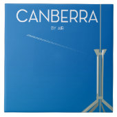 Canberra Australia Reiseplakat Fliese (Vorderseite)