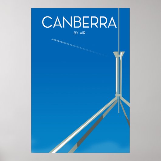 Canberra Australia Reiseplakat Poster (Vorne)