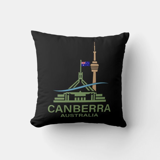 Canberra Australien Kissen (Vorderseite)