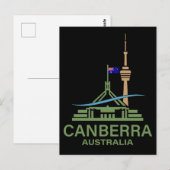 Canberra Australien Postkarte (Vorne/Hinten)