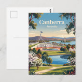 Canberra, Australien Postkarte (Vorne/Hinten)