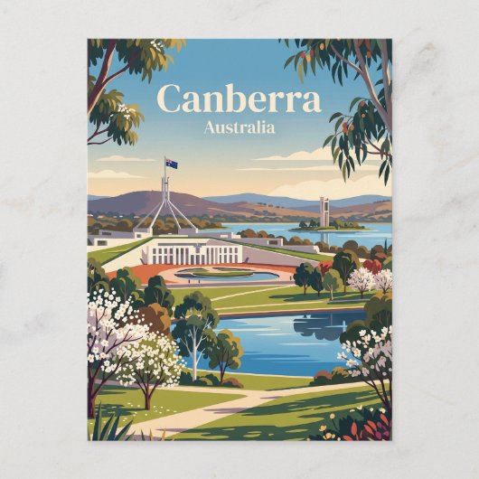 Canberra, Australien Postkarte (Vorderseite)