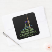 Canberra Australien Quadratischer Aufkleber (Umschlag)