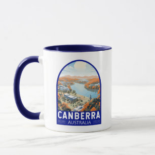 Canberra Australien Reise Kunst Vintage Tasse