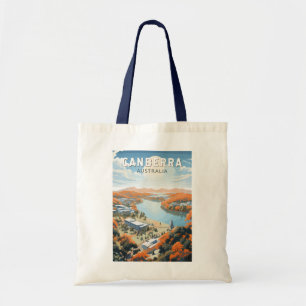 Canberra Australien Reise Kunst Vintage Tragetasche
