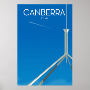 Canberra Australien Reiseplakat Poster