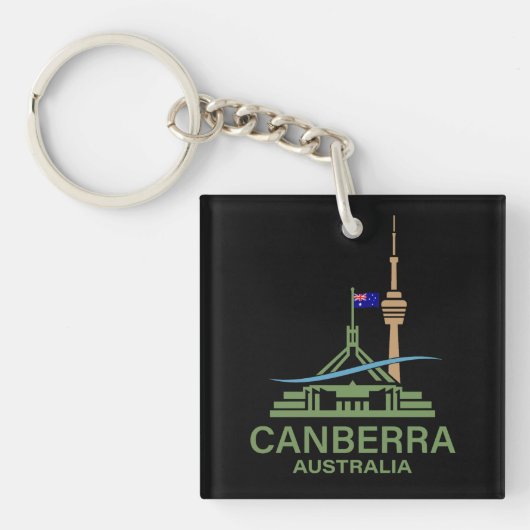 Canberra Australien Schlüsselanhänger (Vorderseite)