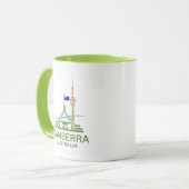 Canberra Australien Tasse (Vorderseite Links)