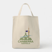 Canberra Australien Tragetasche (Rückseite)