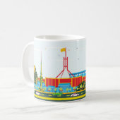 CANBERRA City Illustration Kaffeetasse (Vorderseite Links)