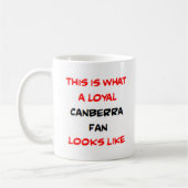 canberra fan, loyal kaffeetasse (Links)