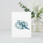 Canberra Kangaroo Postkarte (Stehend Vorderseite)