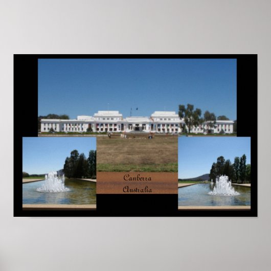 Canberra-Plakat Poster (Vorne)