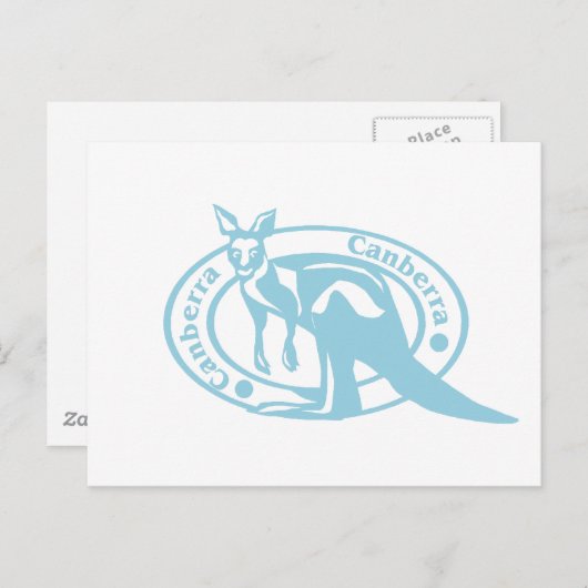 Canberra Postkarte (Vorne/Hinten)