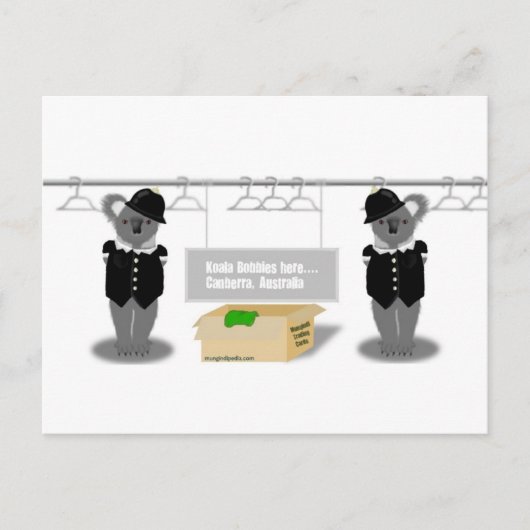 Canberra Postkarte (Vorderseite)