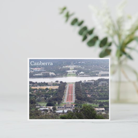 Canberra-Sicht Postkarte (Stehend Vorderseite)