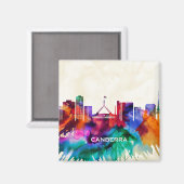 Canberra Skyline Magnet (Vorderseite/Rückseite)