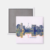 Canberra Skyline Magnet (Vorderseite/Rückseite)