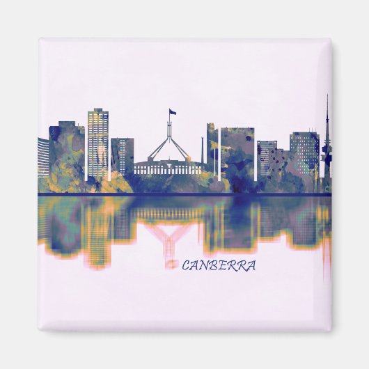 Canberra Skyline Magnet (Vorne)