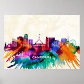 Canberra Skyline Poster (Vorne)