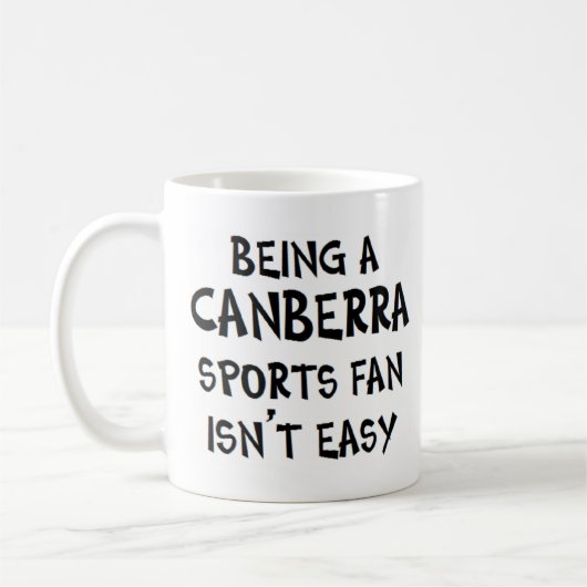 Canberra-Sportfan, der ist Kaffeetasse (Links)