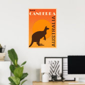 Canberra vintage poster (Heimbüro)