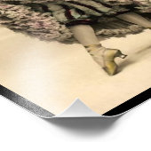 Cancan Dancer 4 Foto Print (Ecke)