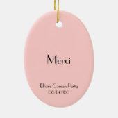 Cancan Dancer 4 Keramikornament (Hinten)