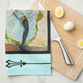 Cancan Dancer Geschirrtuch (Viertel Falte)