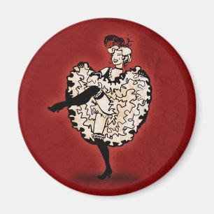 Cancan Dancer Magnet