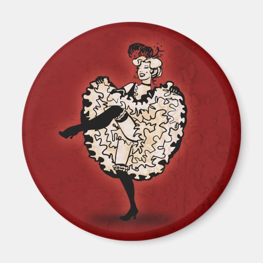 Cancan Dancer Magnet (Vorne)