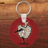 Cancan Dancer Schlüsselanhänger (Vorderseite)