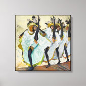 Cancan Dancers Canvas Print Leinwanddruck (Vorderseite)