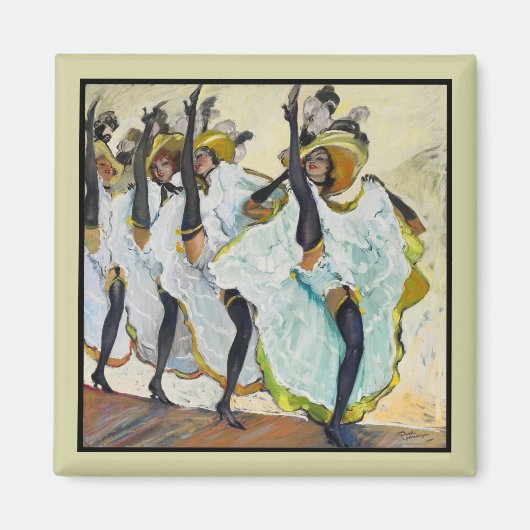 Cancan Dancers Magnet (Vorne)