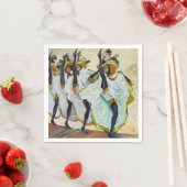 Cancan Dancers Serviette (Beispiel)