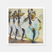 Cancan Dancers Serviette (Vorderseite)