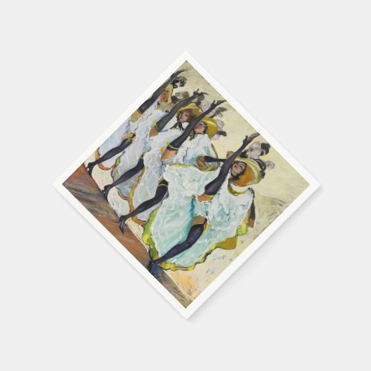 Cancan Dancers Serviette (Ecke)