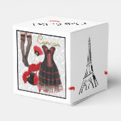 Cancan-Kostüm 2 Geschenkschachtel (Rückseite)